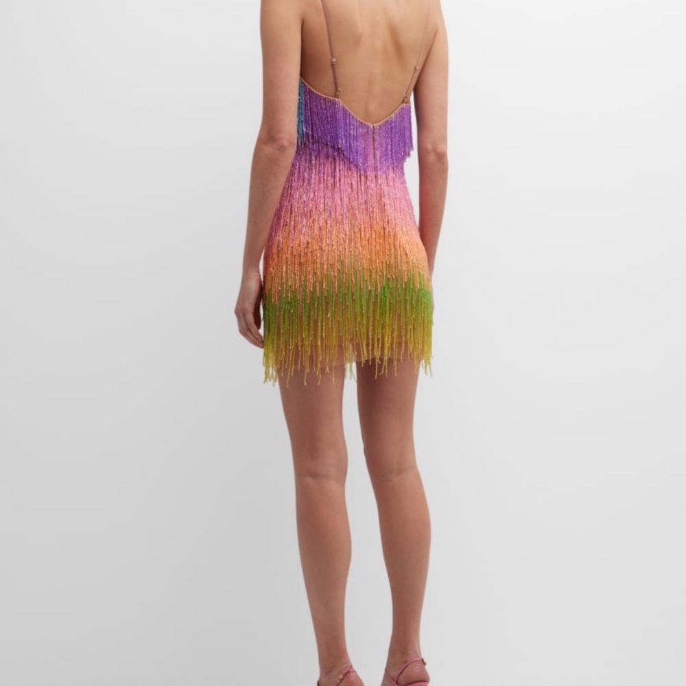 Vibrant Gradient Mini Dress - Picture 4 of 6